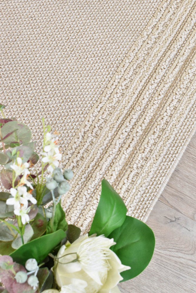 Rift Beige Outdoor Rug