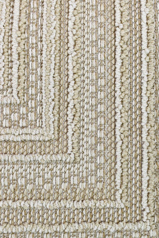 Rift Beige Outdoor Rug