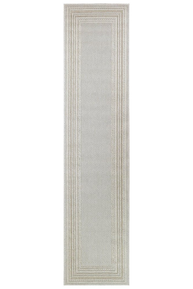 Rift Beige Outdoor Rug