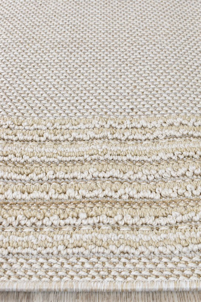 Rift Beige Outdoor Rug