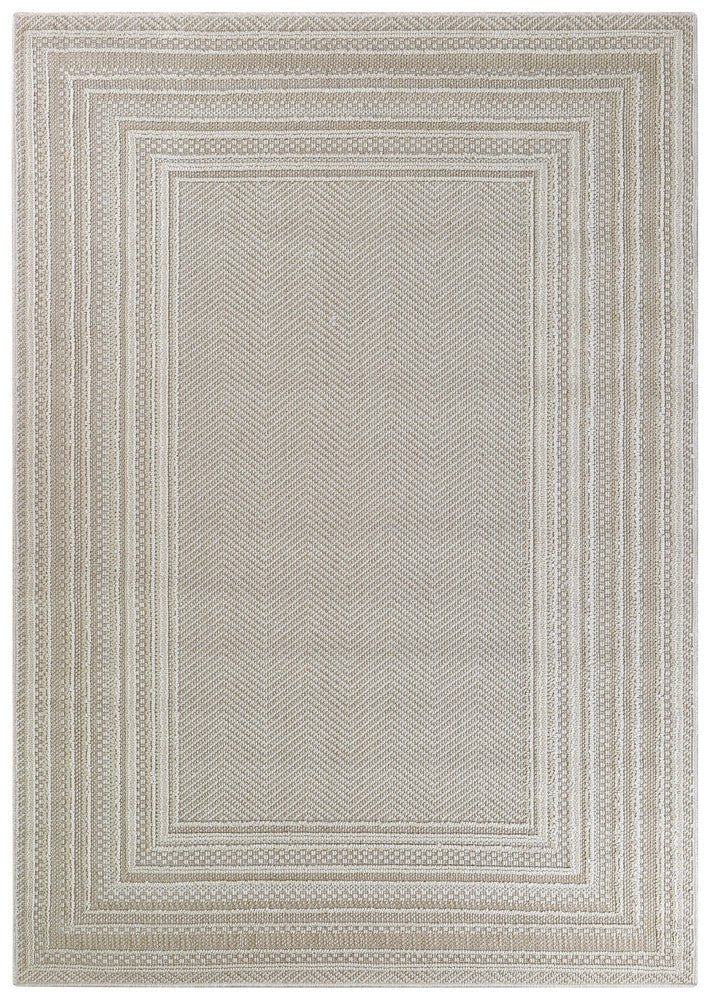 Rift Beige Outdoor Rug