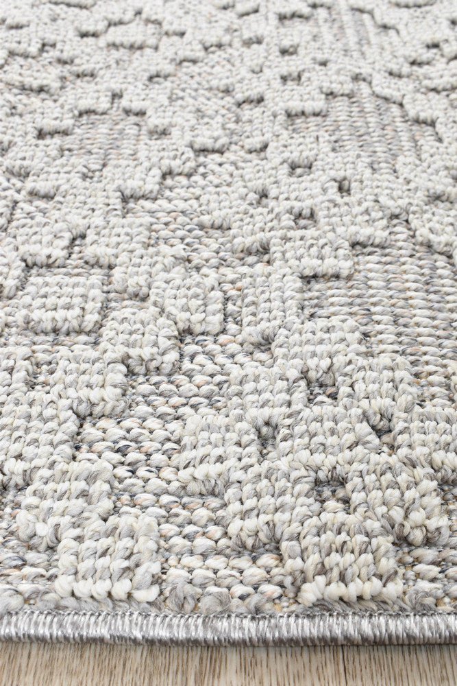 Rift Light Grey Outdoor Rug