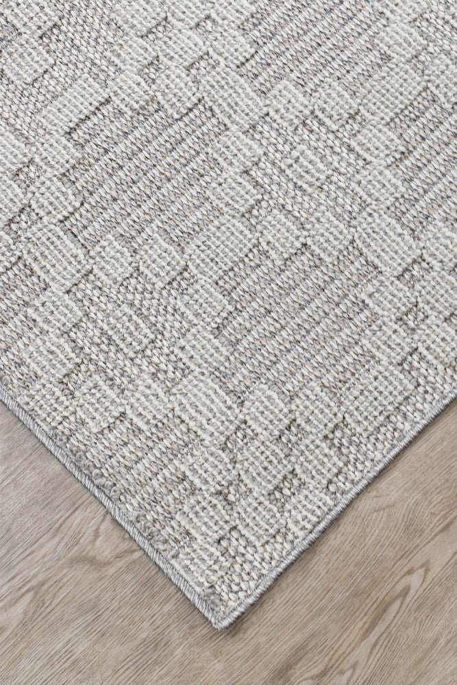 Rift Light Grey Outdoor Rug