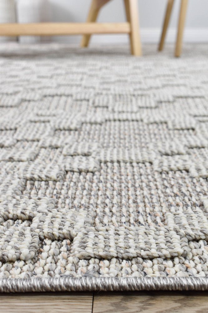 Rift Light Grey Outdoor Rug