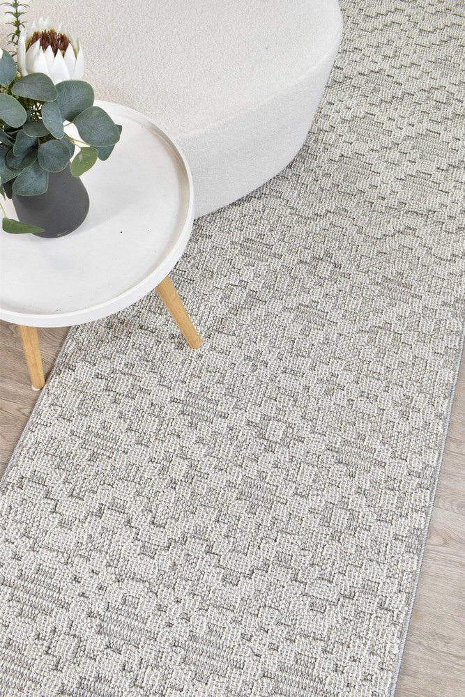 Rift Light Grey Outdoor Rug