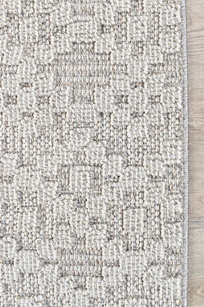 Rift Light Grey Outdoor Rug