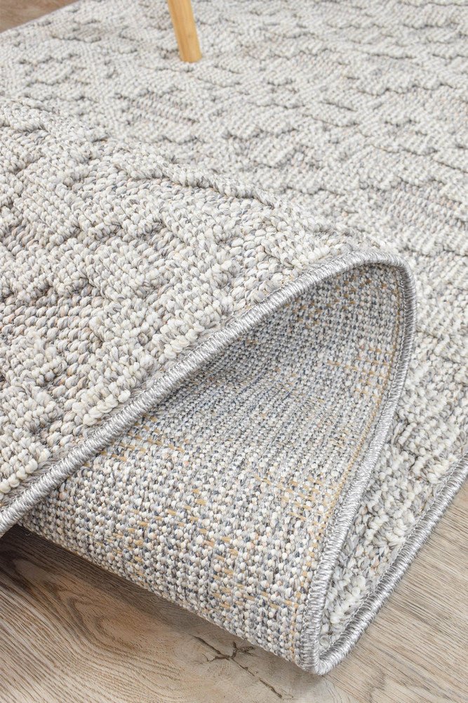 Rift Light Grey Outdoor Rug