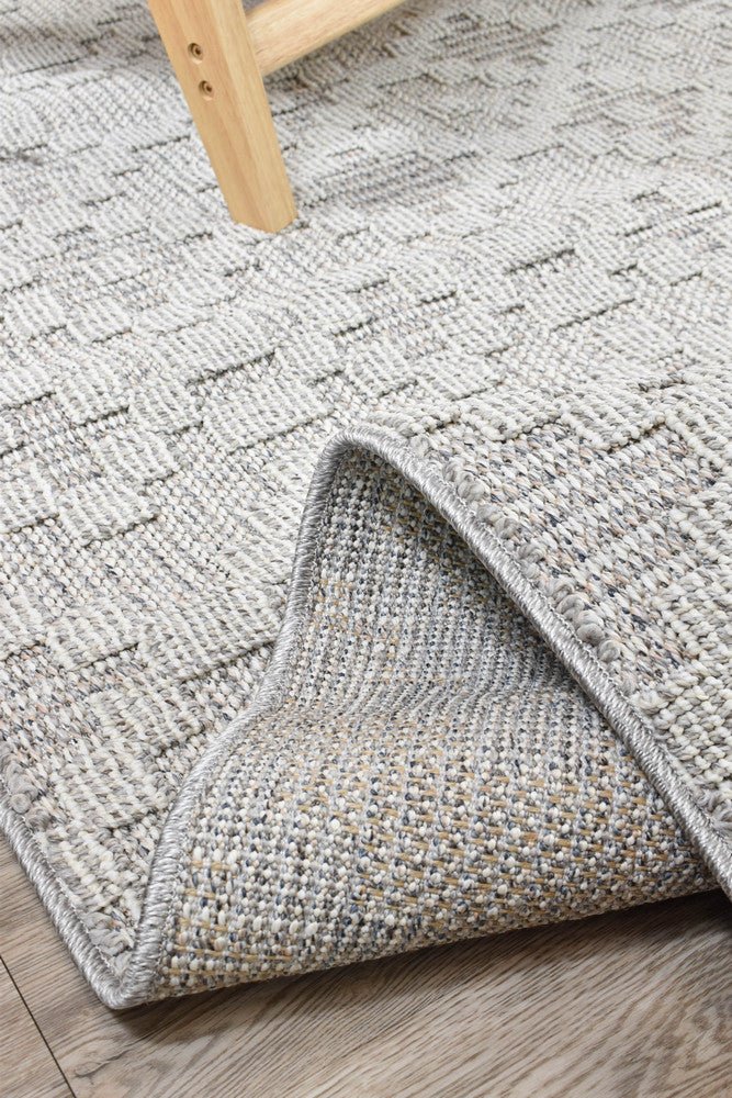 Rift Light Grey Outdoor Rug