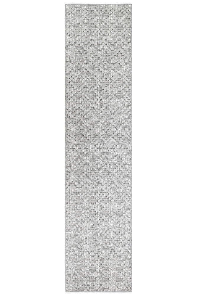 Rift Light Grey Outdoor Rug