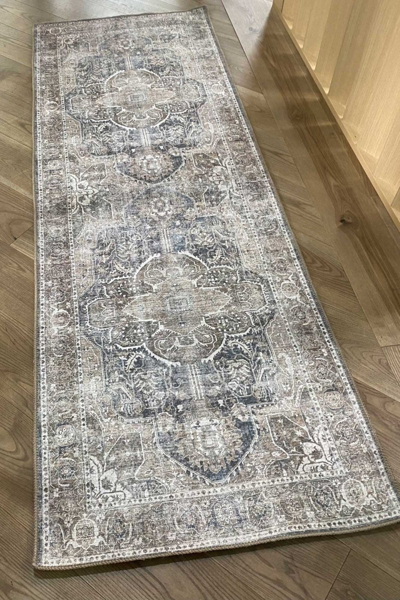 Royal Distressed Vintage Ash Runner Rug