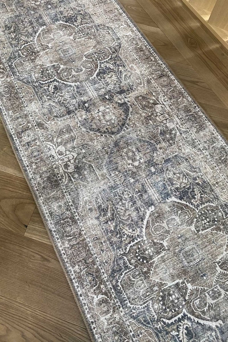 Royal Distressed Vintage Ash Runner Rug