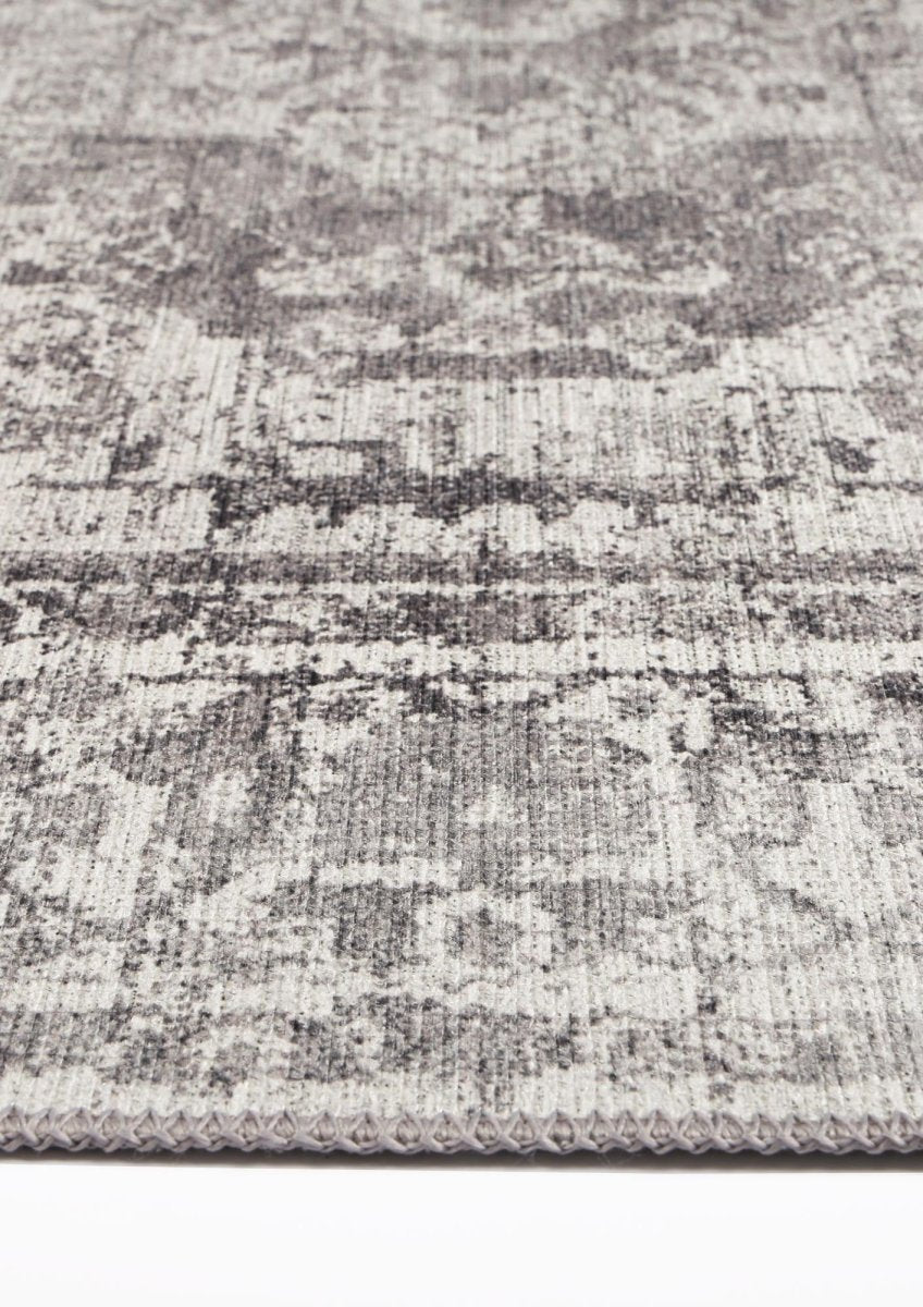 Royal Distressed Vintage Grey Runner Rug