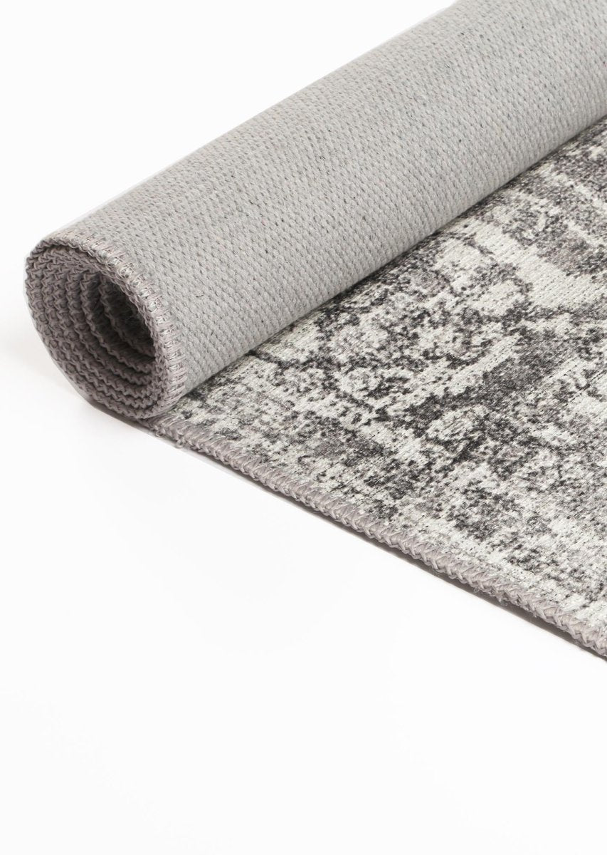 Royal Distressed Vintage Grey Runner Rug