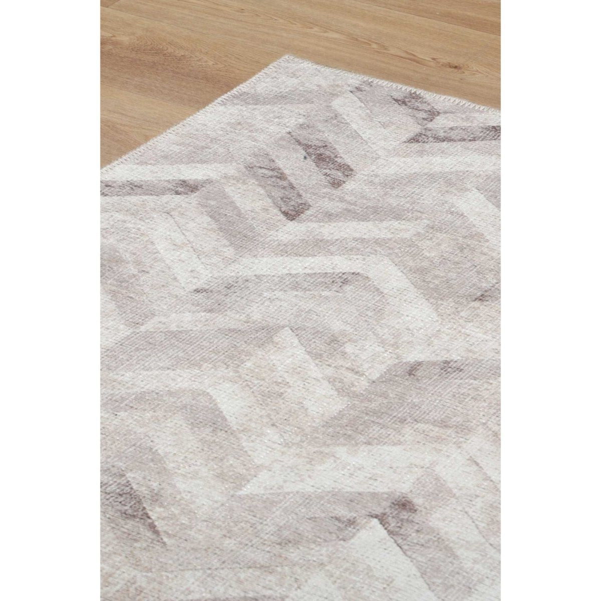 Royal Herringbone Beige Washable Runner