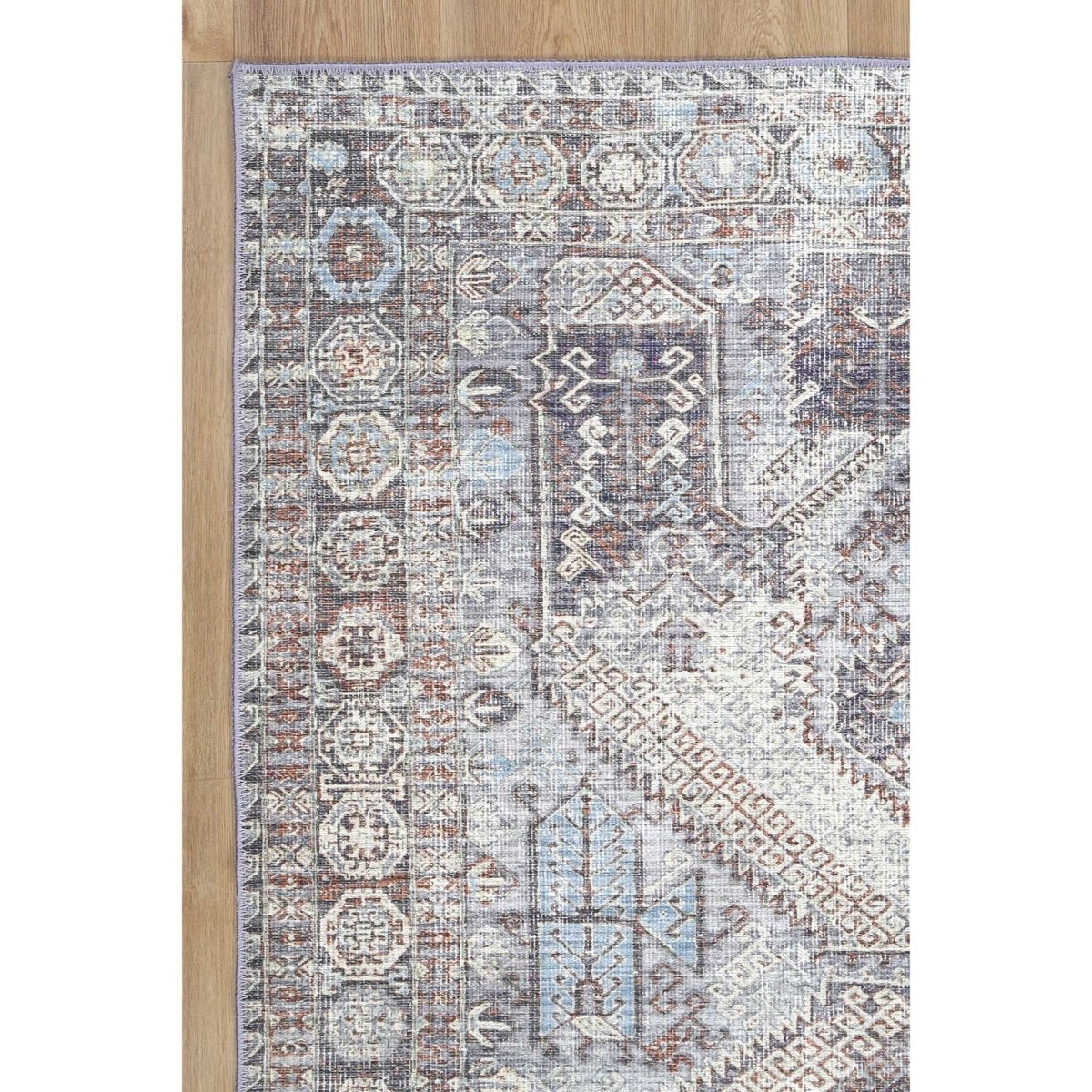 Royal Louvre Blue Washable Runner