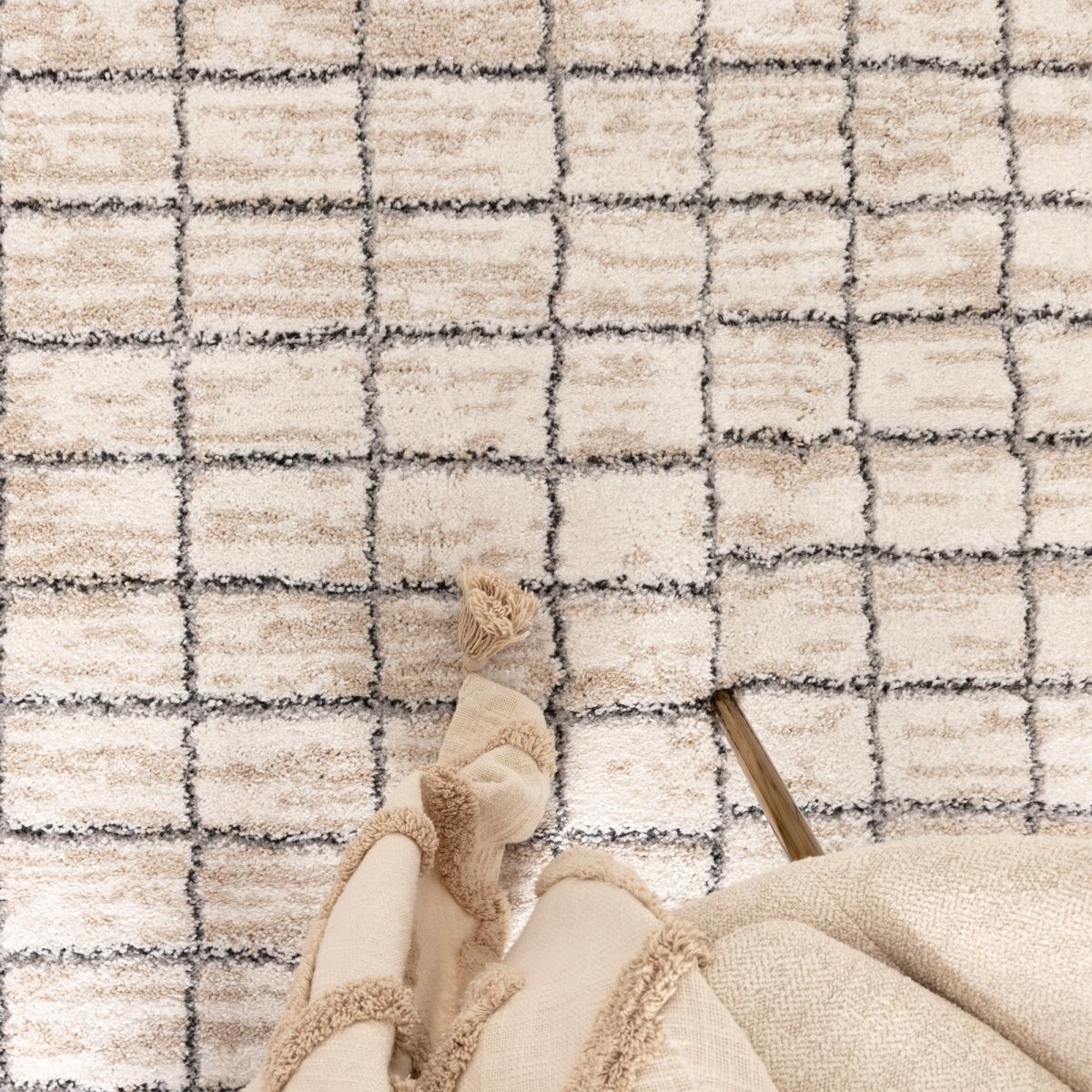 Sable Lines Neutral Rug