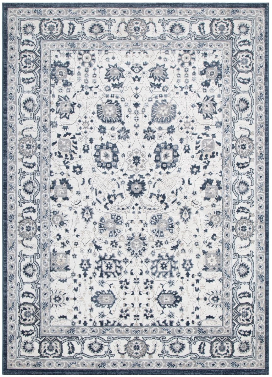 Seren Floral Traditional Blue Rug