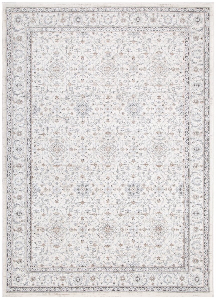 Seren Traditional Border Cream and Beige Rug