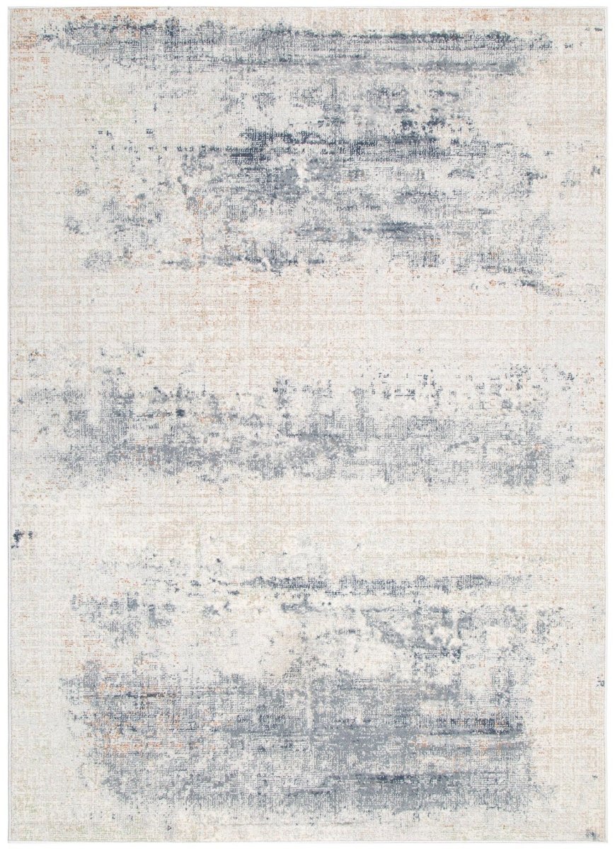 Sierra Distressed Splash Beige Blue Rug