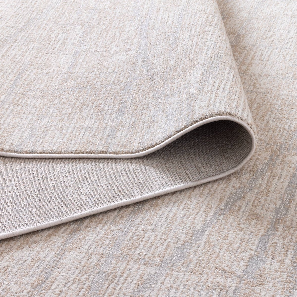 Sierra Lines Grey Beige Rug