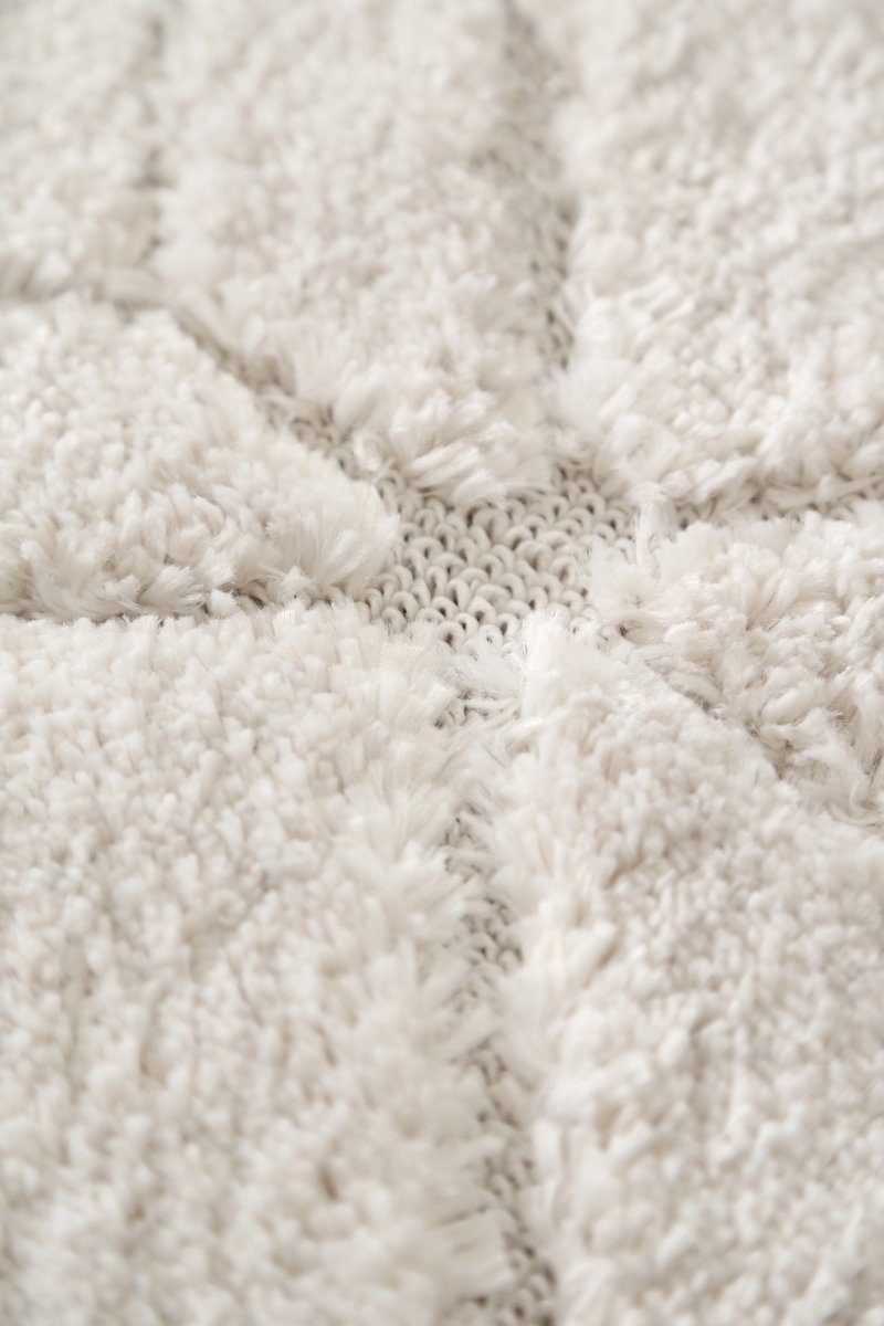 Sleek Anisa Lattice Cream Rug Area Rug | Ruggy