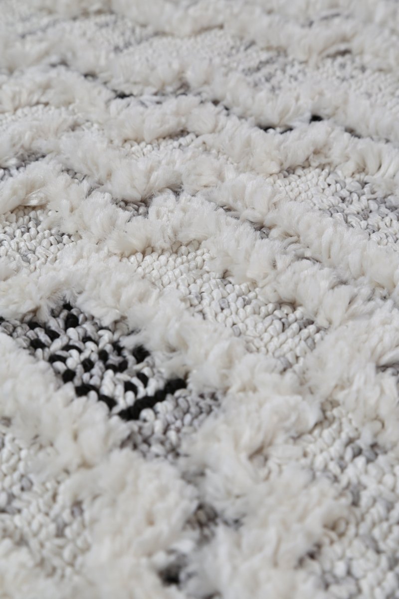 Sleek Zanzia White Rug Area Rug | Ruggy