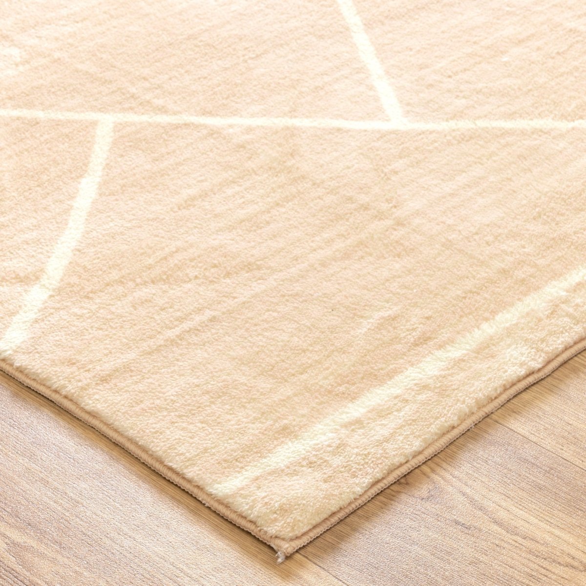 Softy Beige Machine Washable Rug - Ruggy