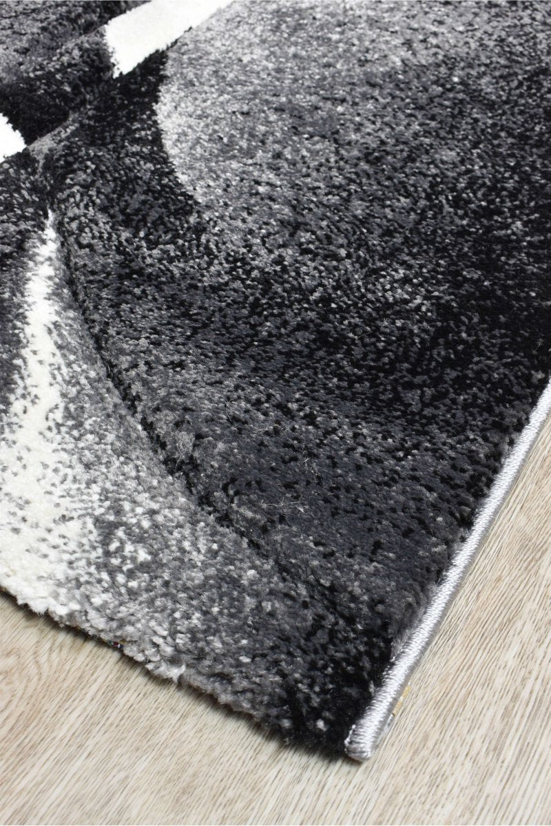 Sol Grey Diagonal Rug