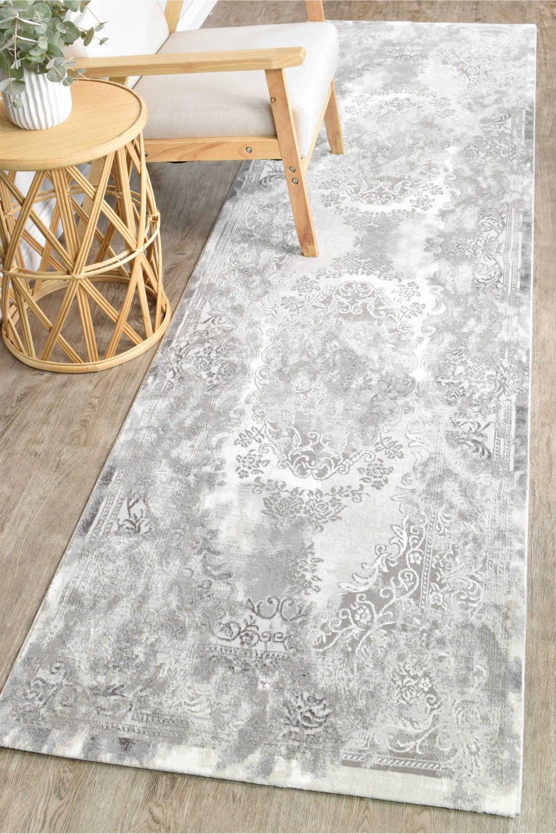 Storm Grey Transitional Rug