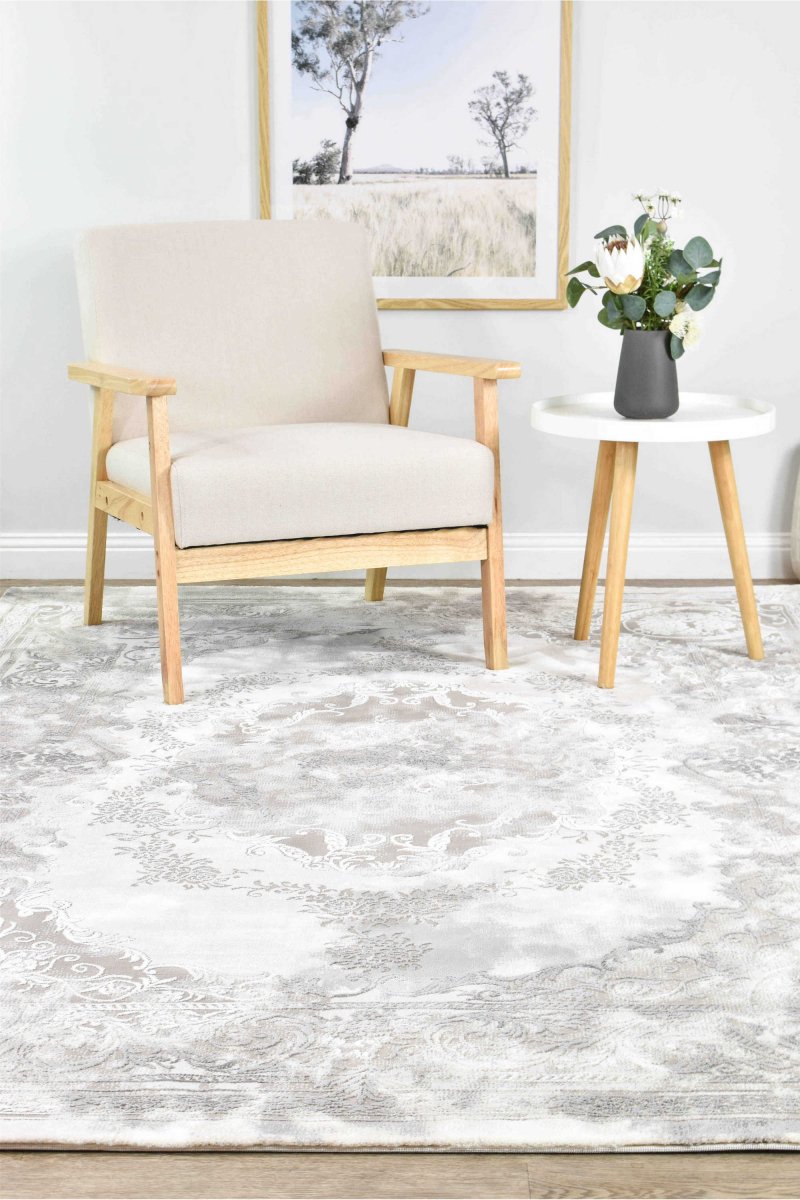 Storm Grey Transitional Rug