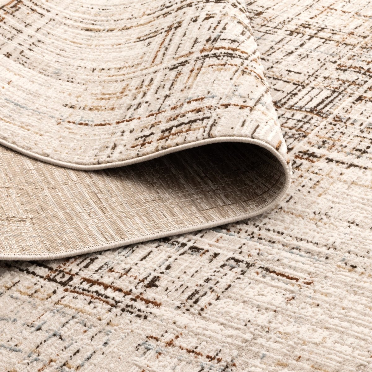 Sustaina Light Blue White Modern Rug