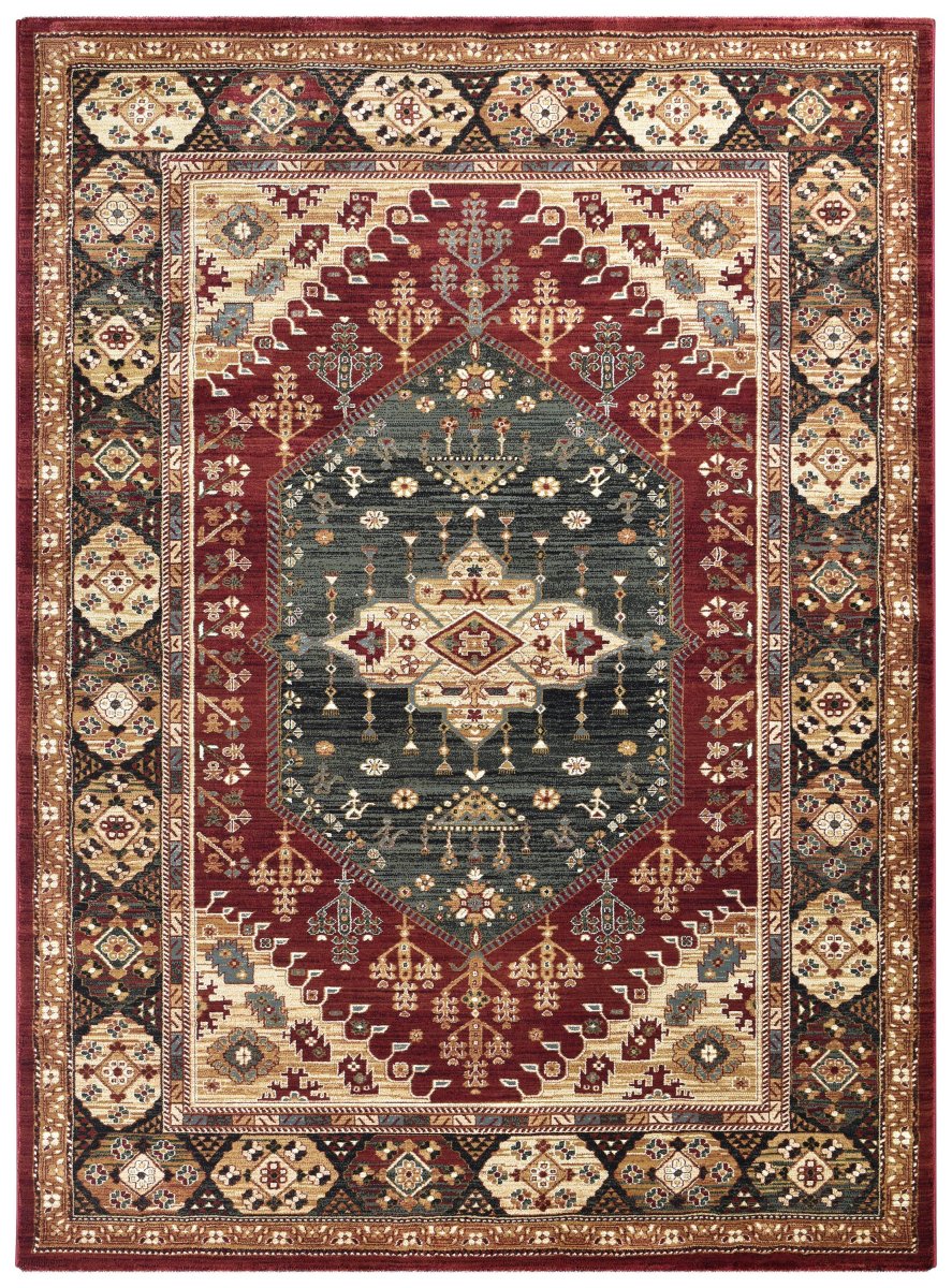 Tamar Red Traditional Rug