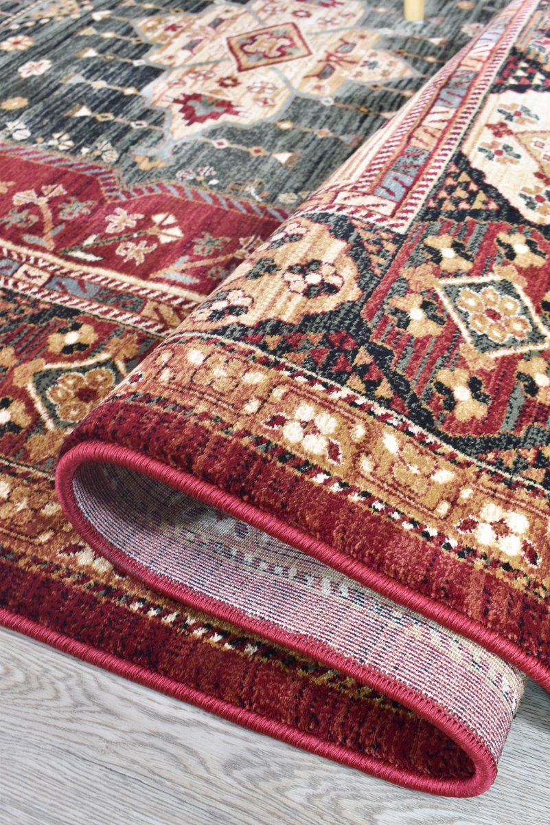 Tamar Red Traditional Rug