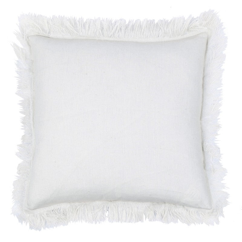 Tassel Stone Cushion 50x50cm CUSHIONS > Cotton_Linen | Ruggy