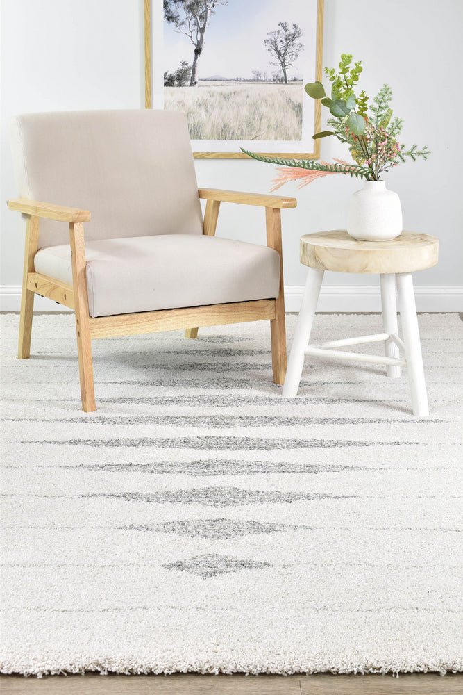 Thorne Light Sound Wave Shaggy Rug