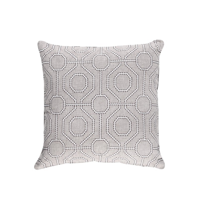 Tranquil Grey Cushion 50x50cm CUSHIONS > Cotton_Linen | Ruggy