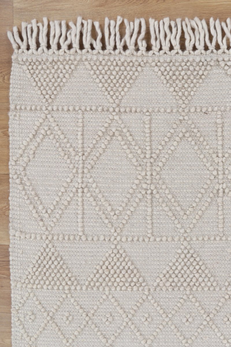 Treasure Inca Biege Wool Rug Area Rug | Ruggy