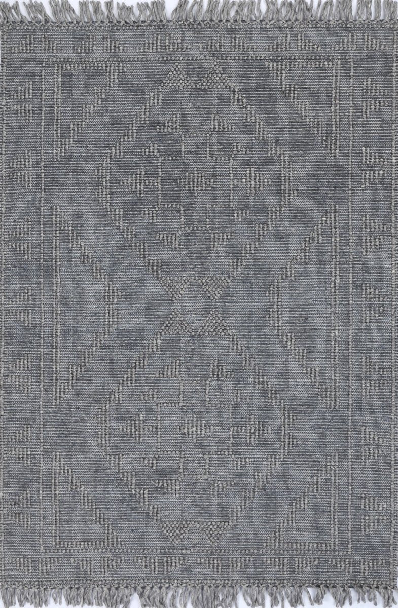 Treasure Ornamental Grey Multi Wool Rug Area Rug | Ruggy