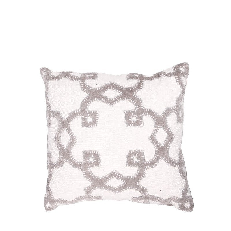 Trellis Grey Cushion 45x45cm Cushions | Ruggy