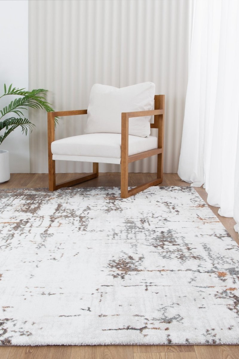 Velar Abstract Cream Multi Rug