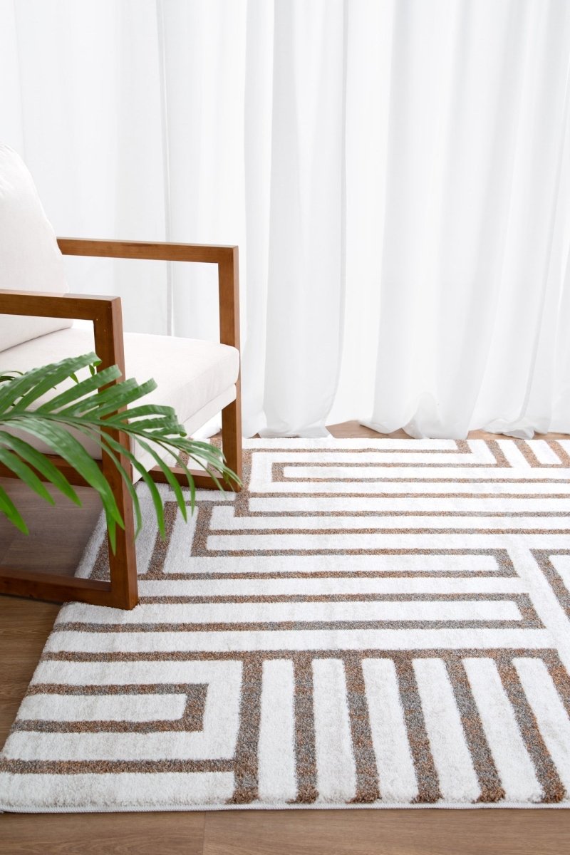 Velar Maze Cream Rug