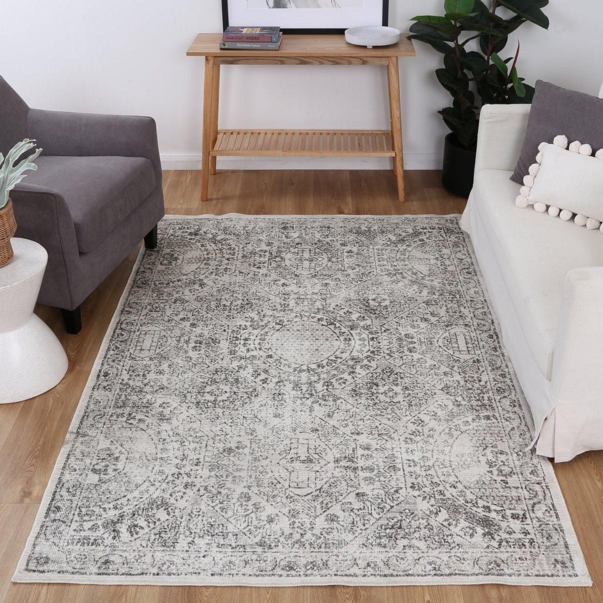 Versailles Winter Gray Rug