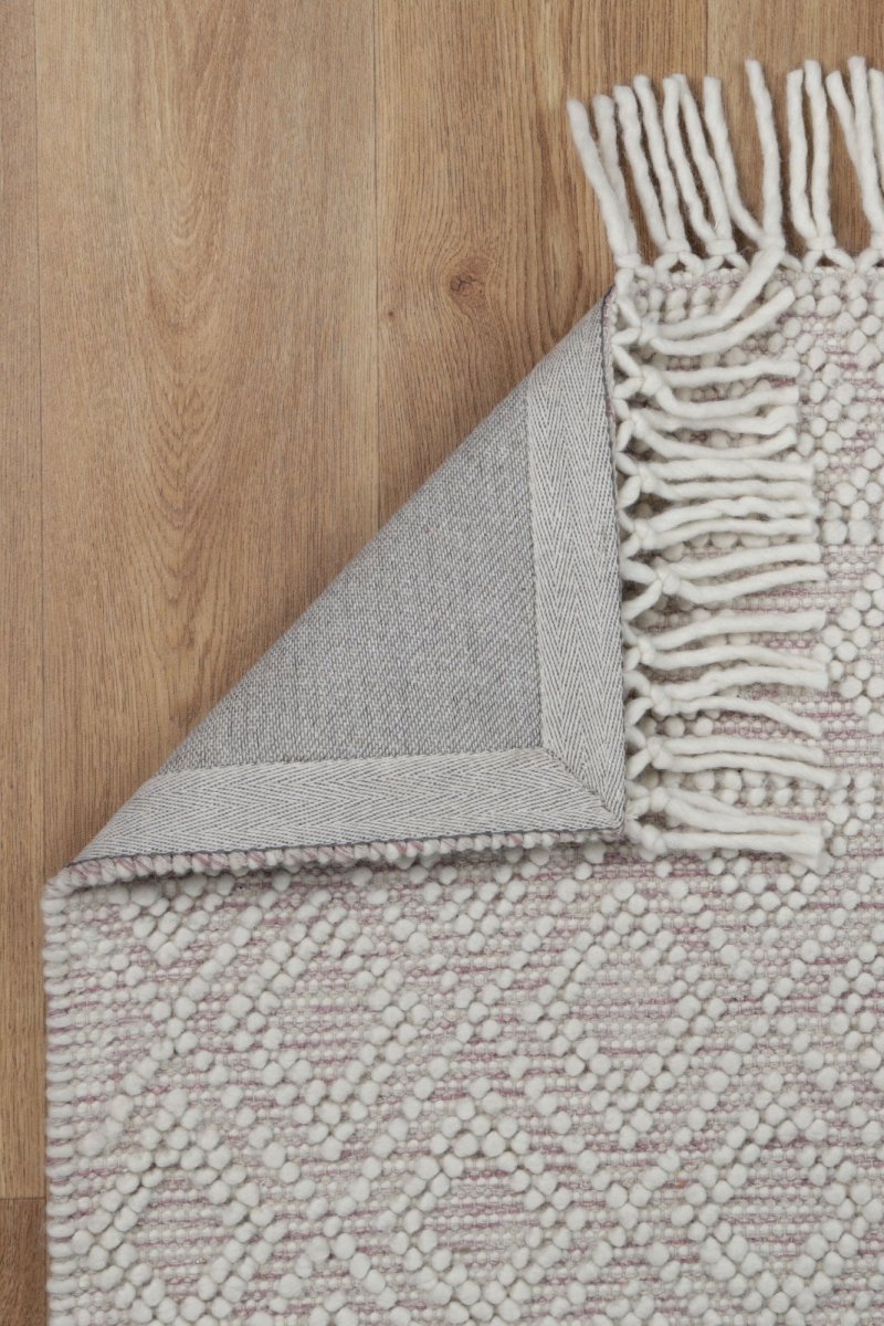 Vista Ada Blush Wool Rug Area Rug | Ruggy