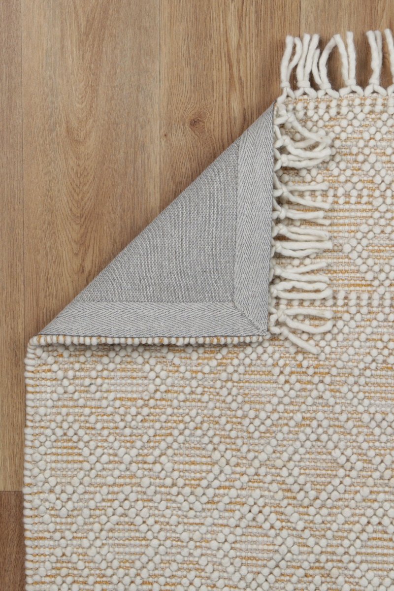 Vista Ada Mustard Wool Rug Area Rug | Ruggy