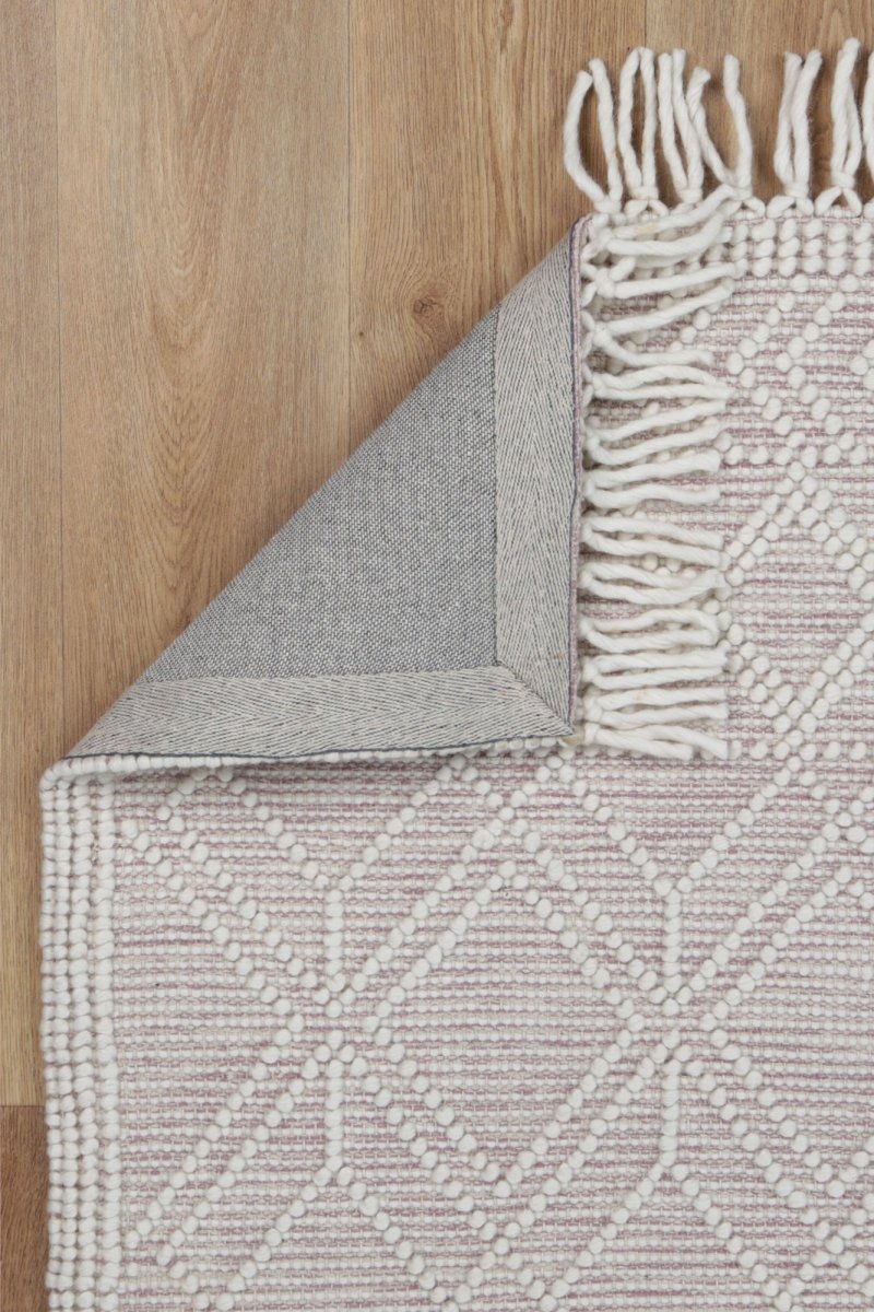 Vista Ava Blush Wool Rug Area Rug | Ruggy