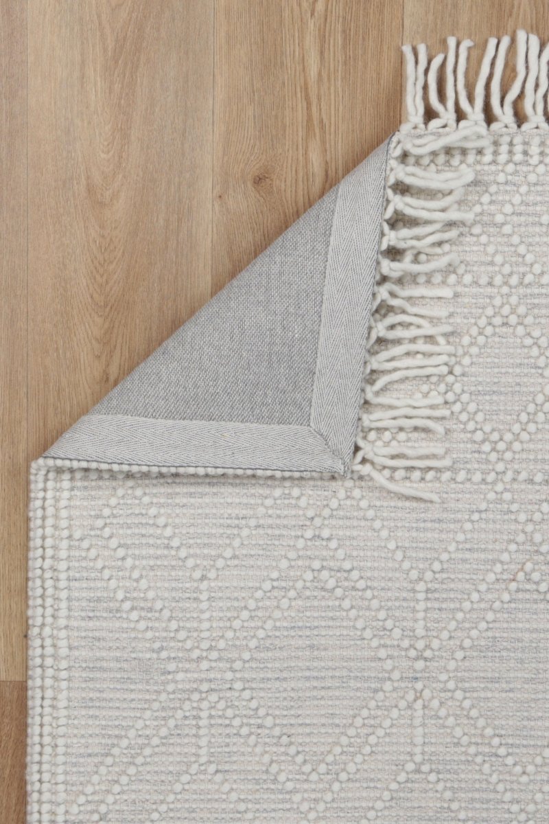 Vista Ava Grey Wool Rug Area Rug | Ruggy