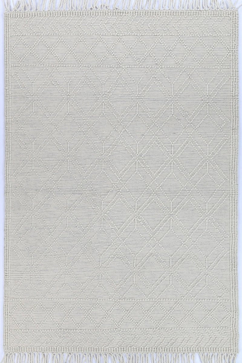 Vista Ava Grey Wool Rug Area Rug | Ruggy