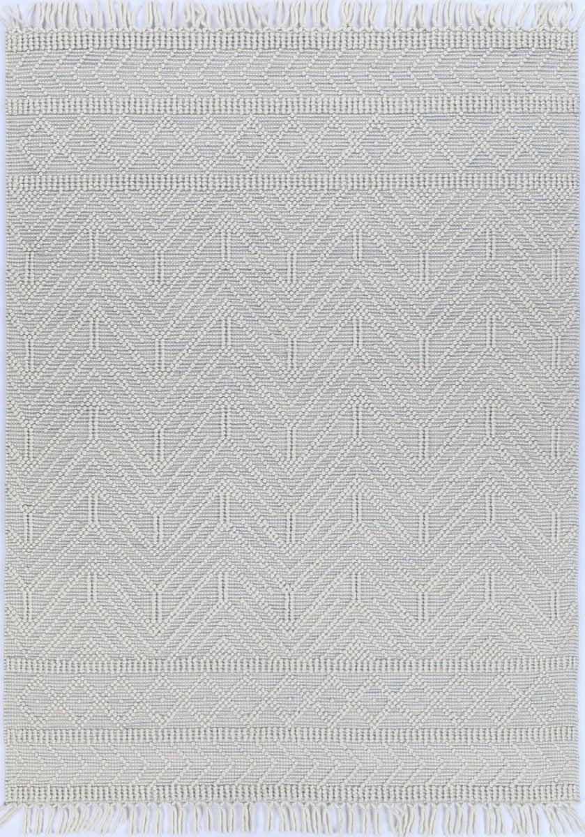 Vista Zoe Blue Wool Rug Area Rug | Ruggy