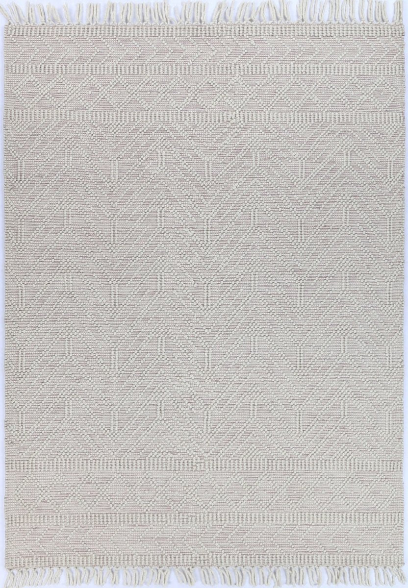 Vista Zoe Blush Wool Rug Area Rug | Ruggy