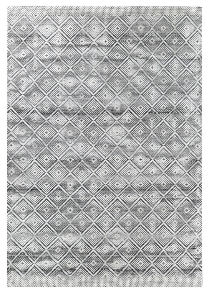 Yarra Diamond Wool Viscose Rug